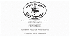 Desktop Screenshot of huntermarionettes.com